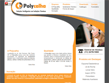 Tablet Screenshot of polycalha.com.br